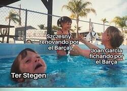 Enlace a Así está la portería azulgrana