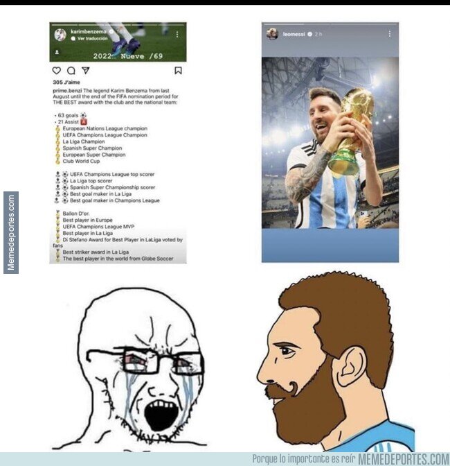 1225977 - El día que Messi domó a Benzema sin quererlo