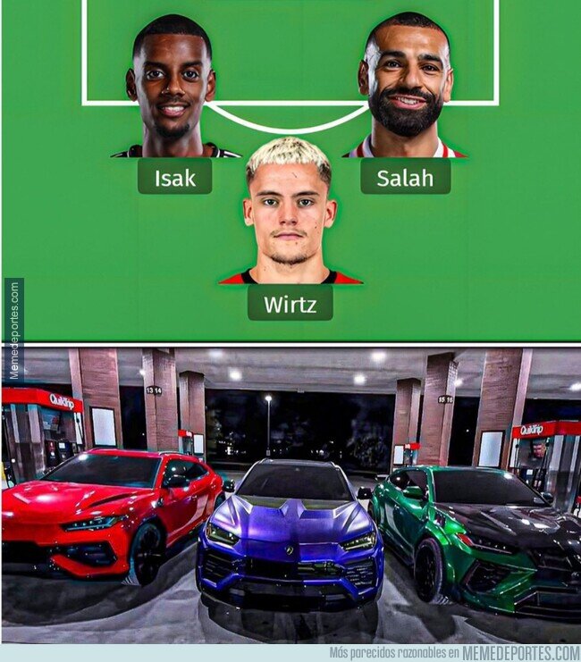 1226361 - La delantera del Liverpool va a dar miedito