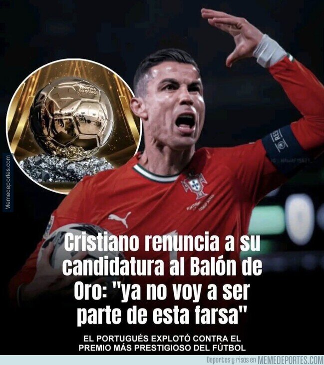 1226389 - El bicho boicotea el balón de oro. Día triste.