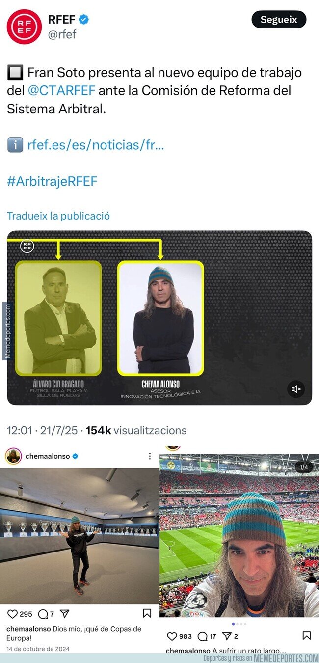 1226472 - Los lloros han dado frutos: El Madrid logra enchufar a un ultra sur como miembro del CTA