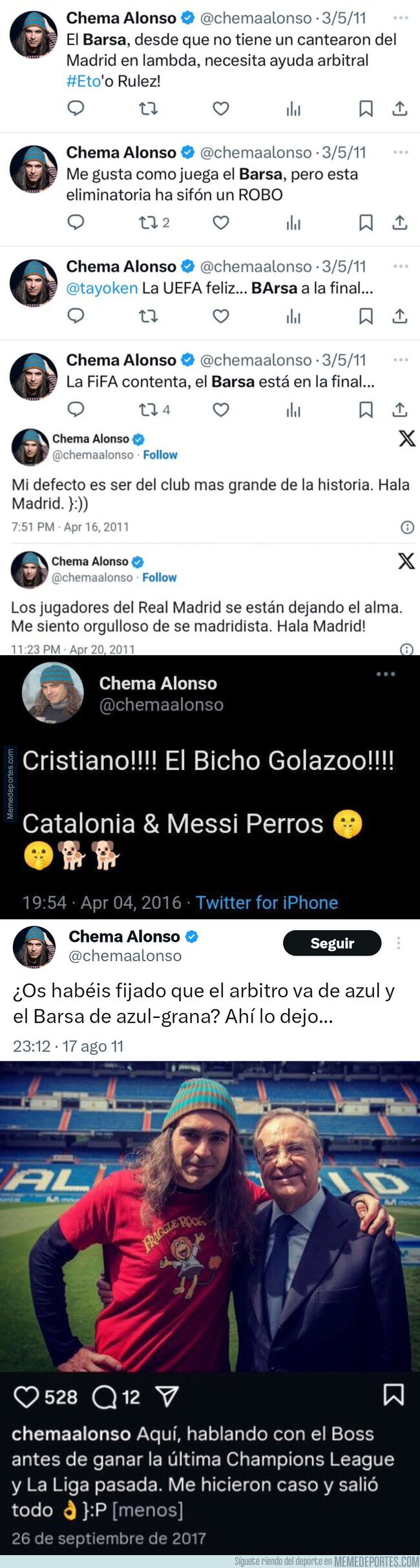 1226541 - Algunos posts en redes sociales del nuevo e 'imparcial' experto en IA del CTA