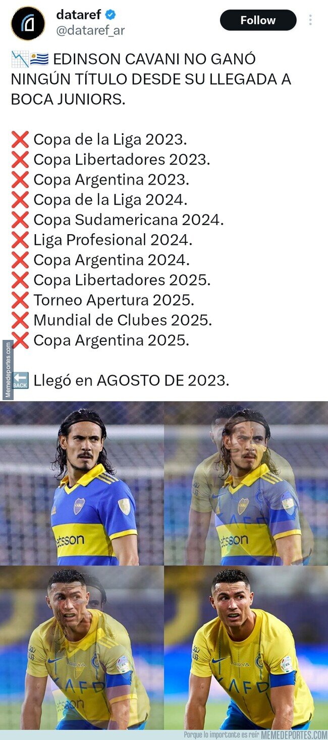 1226605 - Un manchón al legado de Cavani