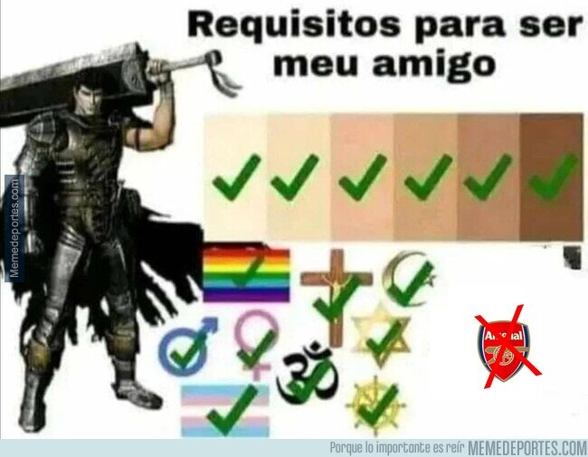 1226706 - Requisitos para tener mi amistad