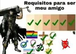 Enlace a Requisitos para tener mi amistad