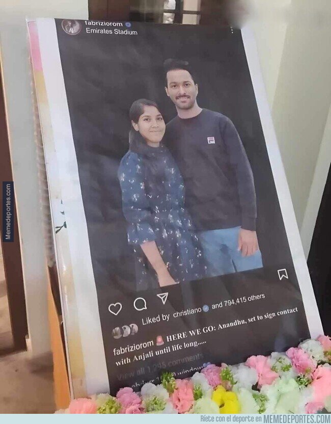 1226737 - La pareja que anunció su matrimonio como un fichaje de Fabrizio Romano