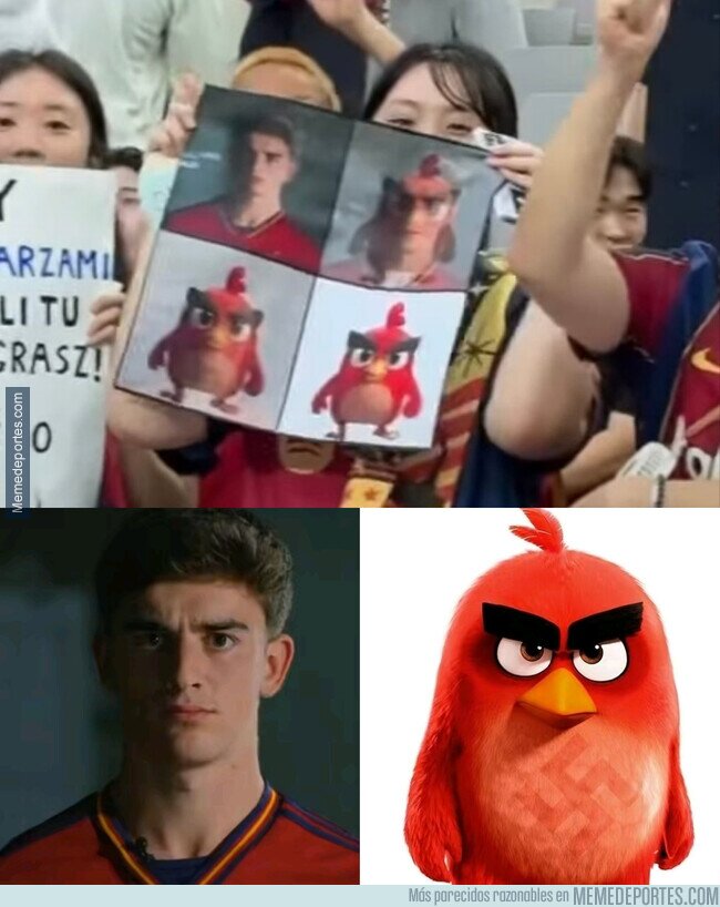 1227013 - ¿Esta pancarta a Gavi qué es?