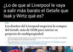 Enlace a Después de Wirtz, Frimpong, Isak y Ekitike... ¡el Liverpool se compra el Getafe!