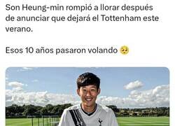 Enlace a Son anuncia que deja el Tottenham
