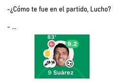 Enlace a Movido el partido de Lucho