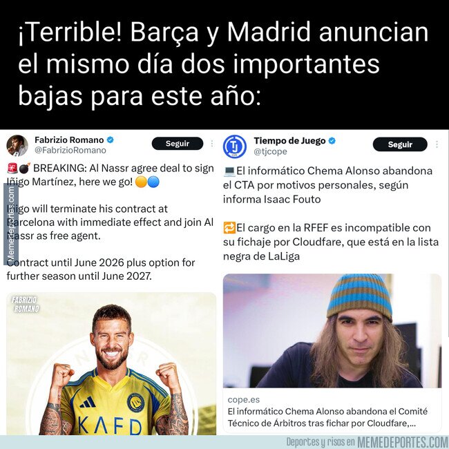 1227447 - Dos bajas importantes para los dos grandes