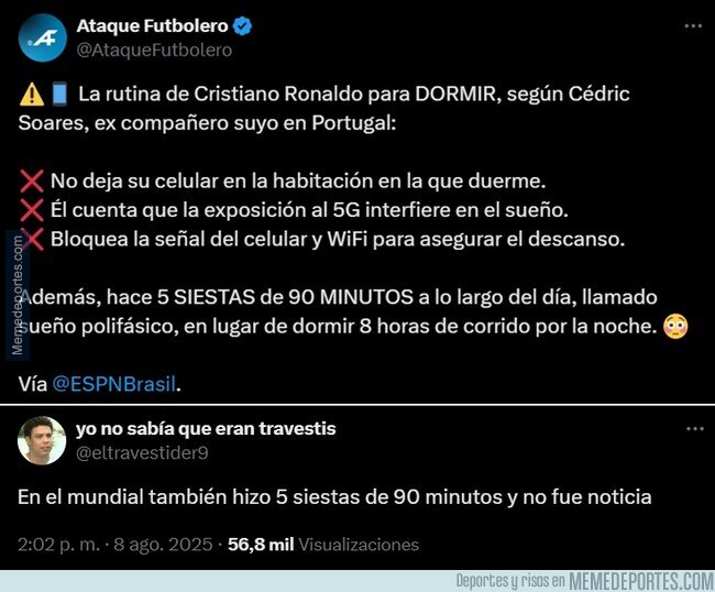 1227494 - 5 siestas de 90 minutos