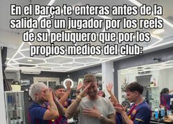 Enlace a Su peluquero se despidió antes que su club