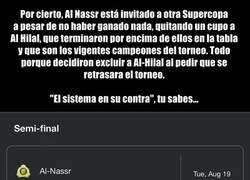 Enlace a Están moviendo cielo y tierra para que Cristiano por fin gane algo en Arabia...