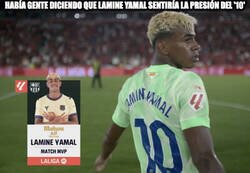 Enlace a Lamine Yamal no siente la presión