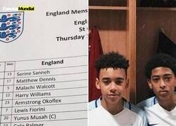 Enlace a OJO a los nombres de esta Inglaterra U15 del 2017