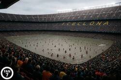 Enlace a Así se ve el Camp Nou tras las lluvias