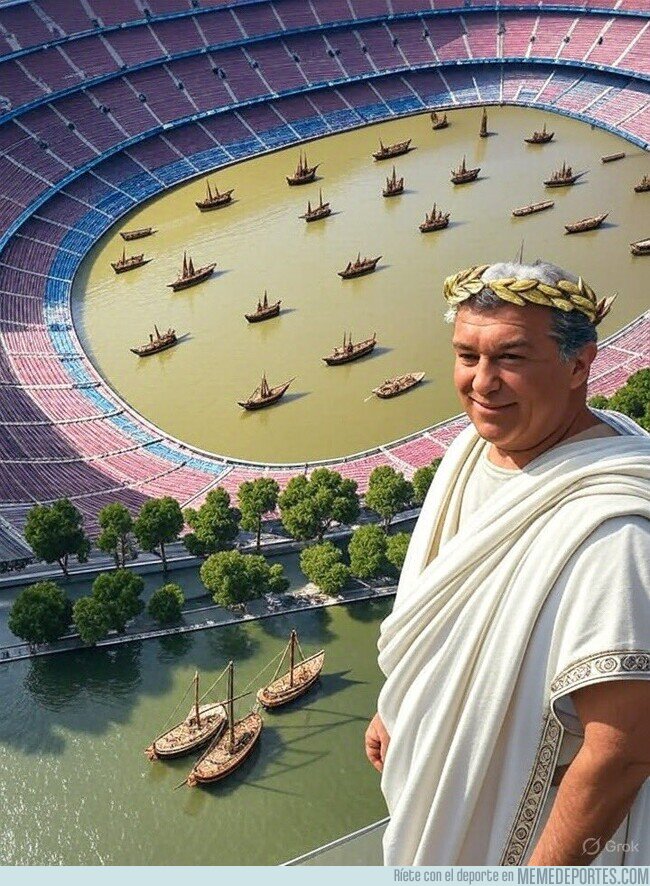 1228199 - Laporta tras las lluvias extremas de Barcelona