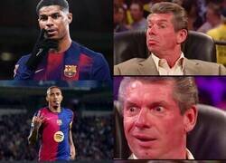 Enlace a Tremenda la delantera del Barça