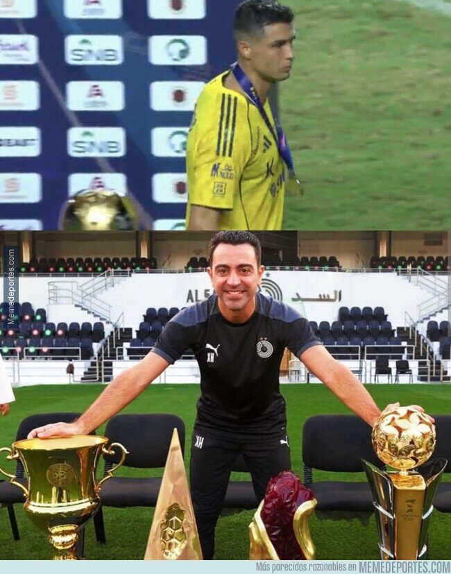 1228442 - Cristiano sigue sin ganar títulos en Arabia, que hace años criticó a Xavi por jugar en Qatar