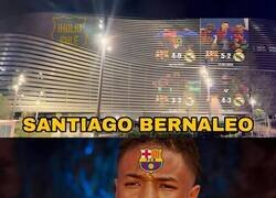 Enlace a Precioso el nuevo Bernabéu con sus proyecciones