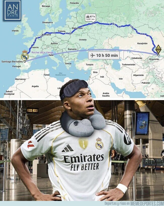 1228718 - El largo viaje que le espera al Real Madrid en Champions