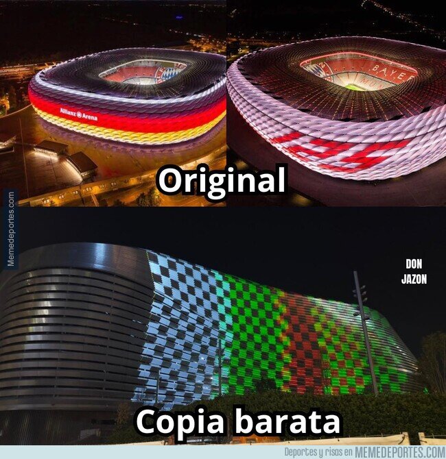 1228765 - Vaya chiste lo del Bernabéu y sus lucecitas