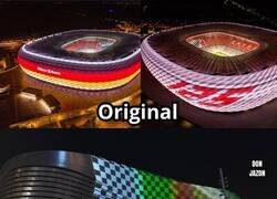 Enlace a Vaya chiste lo del Bernabéu y sus lucecitas