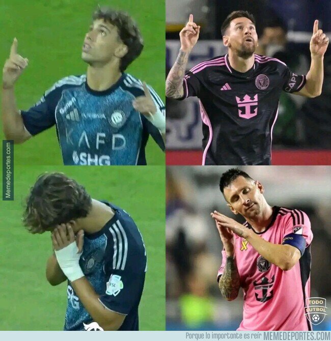 1228854 - Joao Felix es el mayor fan de Messi