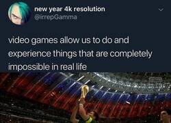 Enlace a Videojuegos, escape de la realidad