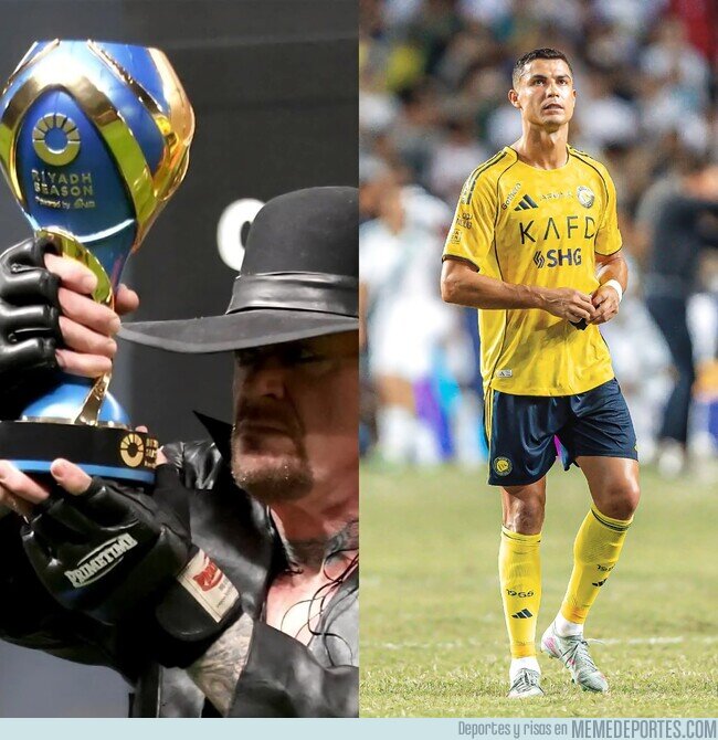 1228986 - El Undertaker ha levantado más copas en Arabia que Cristiano Ronaldo.
