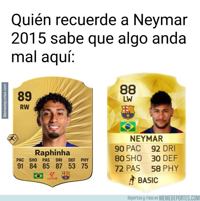 1229165 - Gran año de Raphinha pero ese Neymar era otro rollo