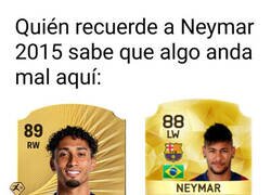 Enlace a Gran año de Raphinha pero ese Neymar era otro rollo