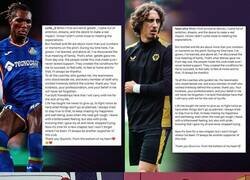 Enlace a Uche y Fabio Silva se copian los comunicados de despedida