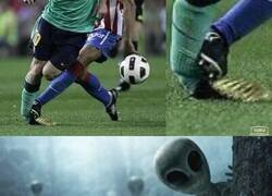 Enlace a Otra imagen más que muestra que Leo Messi es de otro planeta