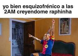 Enlace a Raphinha lo volvió a hacer