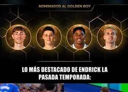 Enlace a Endrick al Golden Boy