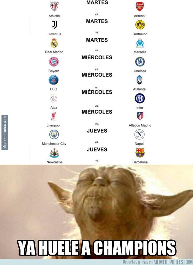 1229906 - Los partidazos de esta semana de regreso de Champions