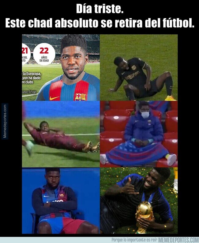 1229936 - El gran Samuel Umtiti se retira del deporte