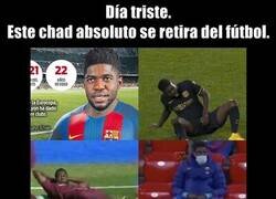 Enlace a El gran Samuel Umtiti se retira del deporte