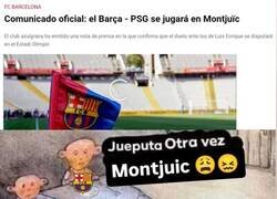 Enlace a El Camp Nou debe segur esperando