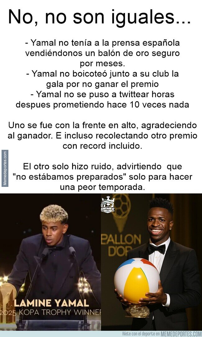 1230391 - Por más que el Madridismo quiera forzarlo, Vinicius Jr es y será siempre el único Balón de playa