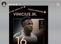 Enlace a Asencio mandó ánimos a su compañero