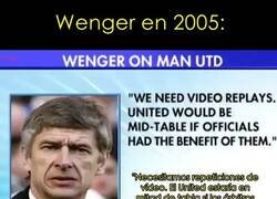 Enlace a Hace 20 años Arsene Wenger sabía que necesitabamos el VAR