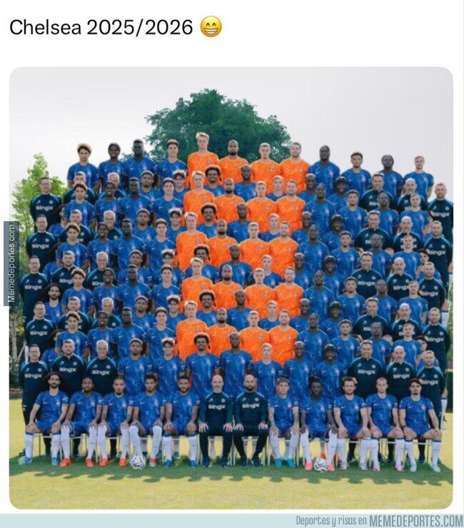 1230610 - Plantilla corta la del Chelsea