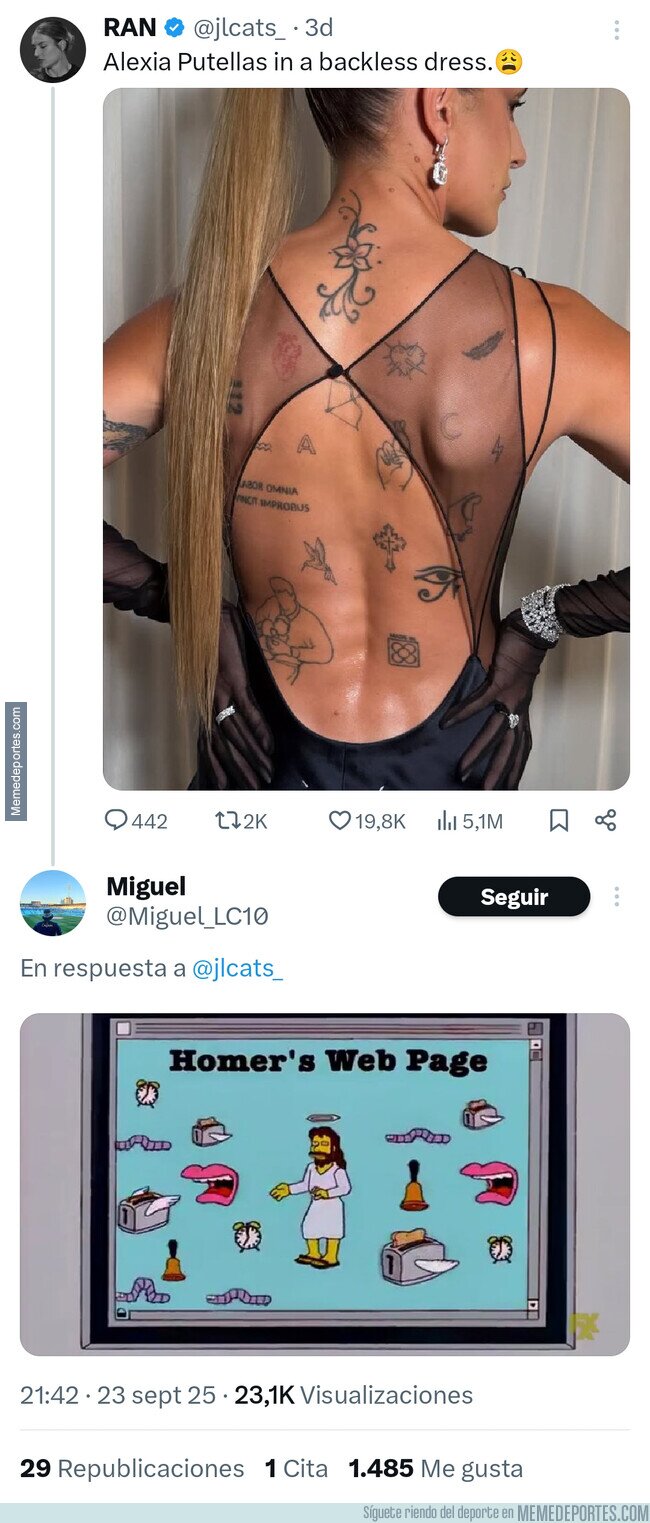 1230693 - La web de Homer predijo la espalda de Alexia Putellas
