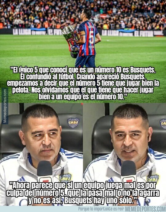 1230700 - El que mejor definió a Busquets fue Riquelme