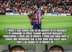 Enlace a El que mejor definió a Busquets fue Riquelme