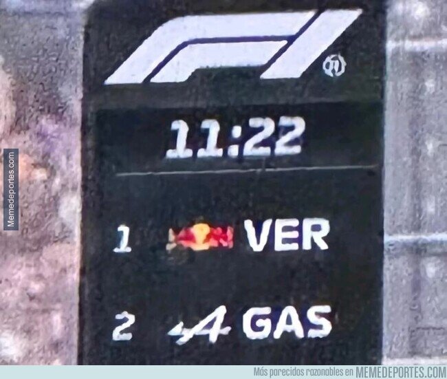 1231008 - Timing en la Formula 1