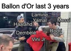 Enlace a El Balón de Oro los últimos 3 años